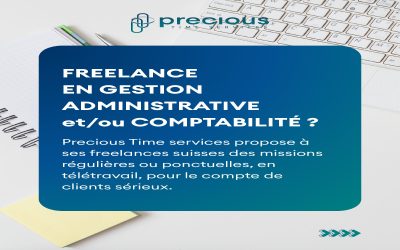 Freelance administratif en Suisse! Trouvez enfin la stabilité.